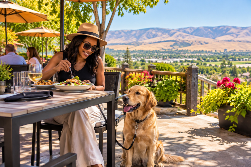 Pet friendly restaurants in Yakima WA with dog-friendly outdoor patios
